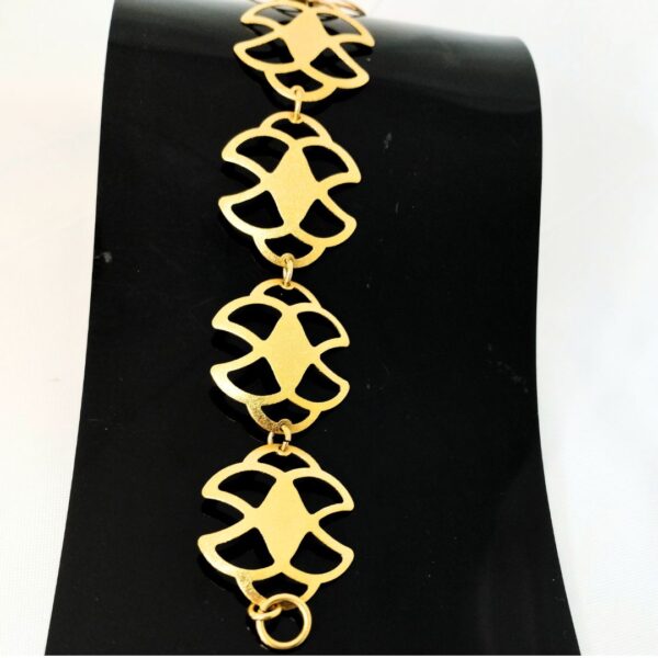 Pulseira Folheada a Ouro Estrela Grande - Imagem 3