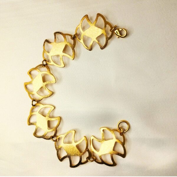 Pulseira Folheada a Ouro Estrela Grande - Imagem 4
