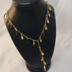 Colar Folheado a Ouro Folhas