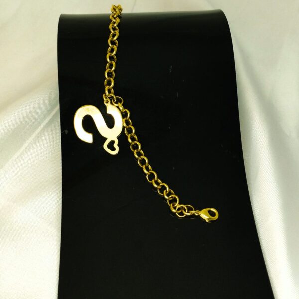 Pulseira Folheada a Ouro "S" - Imagem 5