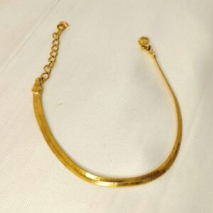 Pulsera Folheada a Ouro Laminada