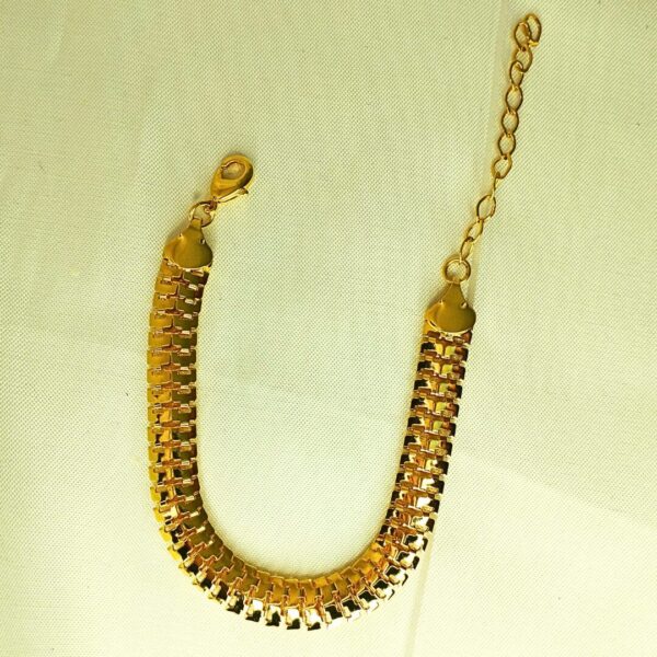 Pulseira Folheada a Ouro Lacraia - Imagem 2