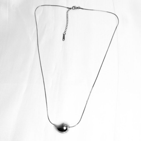 Colar de Aço Inox Gota - Imagem 2