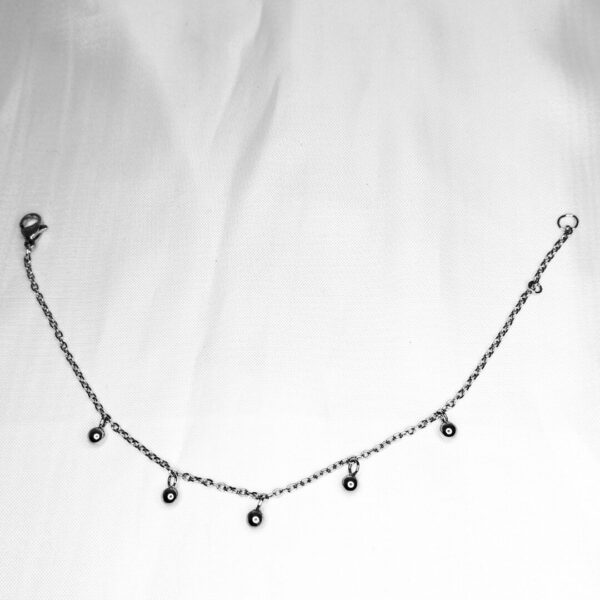 Pulseira de Aço Inox Bolinhas "P" - Imagem 2